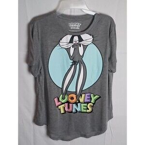 BUG'S BUNNY LOONEY TUNES GREY JUNIORS T SHIRT SIZE XXL (19)